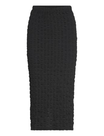Nmzahara Hw Midi Skirt Wvn Black NOISY MAY