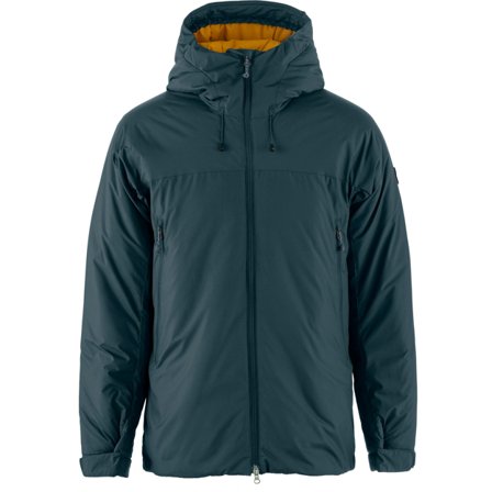 Fjällräven Bergtagen 130 Insulation Jkt XS - Miehet - Mountain Blue-Mustard Yellow - Mountaineering-takit