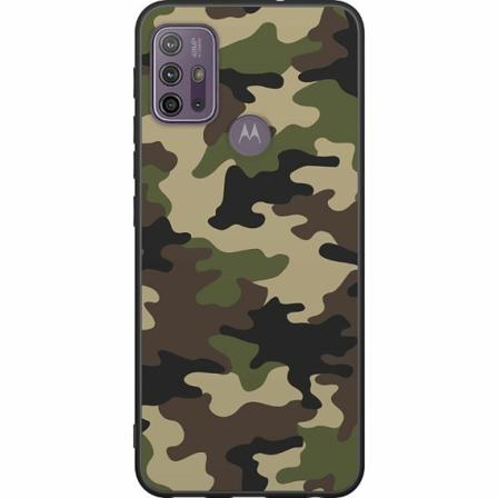 Motorola Moto G10 Svart Skal Woodland Camo