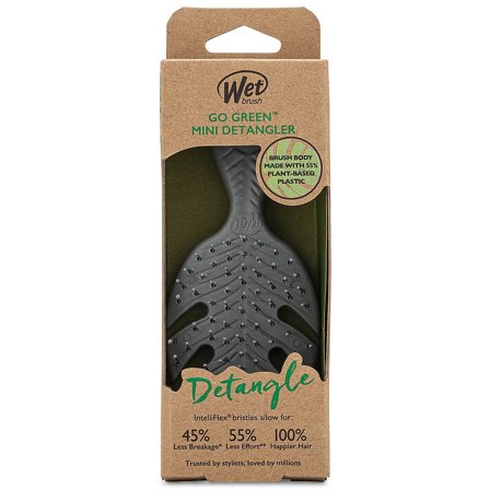 WetBrush Go Green Mini Detangler Grey, Hår, Hårbørster, Detangling Børster