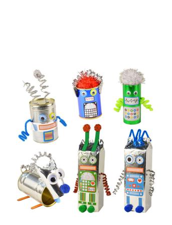 Recycleme, Robots World Patterned Micki Leksaker