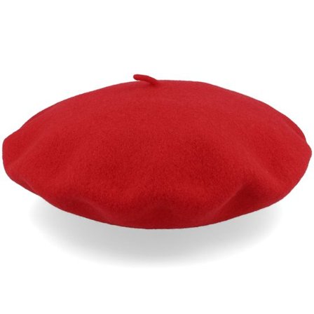 Kangol - Röd beret Hatt - Kg Modelaine Red Beret @ Hatstore