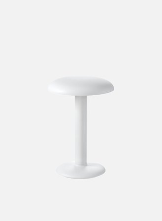 Gustave bordlampe - matt hvit