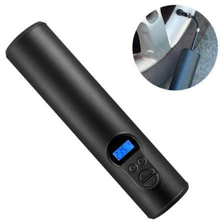 Elektrisk digital dæk pumpe med 2000mAh batteri, 120PSI cykel luft pumpe kompressor