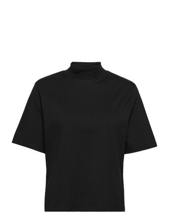 T Shirt Beatrice T-shirts & Tops Short-sleeved Svart Lindex