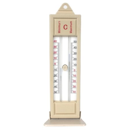 Drivhustermometer til haven, digital udendørs plantetermometer maks.-min. termometer til indendørs udendørs planter arbejdsplads, enkelt vægmonteret 