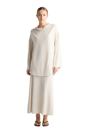 Residus Gennova Top - Oyster T-shirts & toppar Dam Beige M