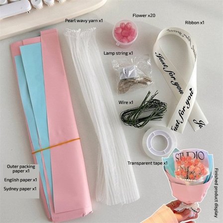 1 Sæt Tulipan Bouquet Natlampe DIY Tulip Light 20 TULIP BLOMM