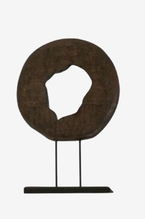 Zelected by Houze - Puukoriste Malika Tummanruskea - Ruskea - Koriste-esineet - - Homeroom