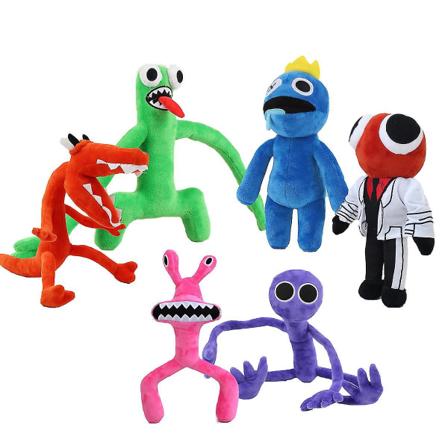 Ro-blox Rainbow Friends Plyschleksak Kapitel 2 Tecknat spel Karaktär Docka Mjuka gosedjur Presenter till barnfans Blue