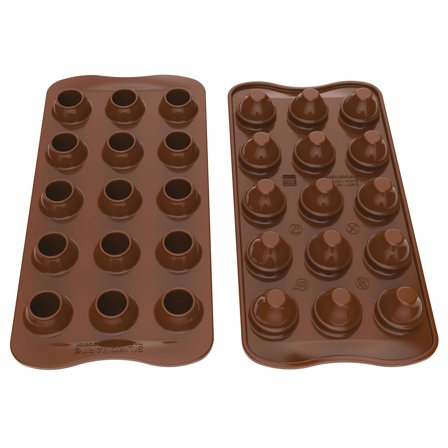 Silikomart Choco Egg chokoladeform - Brun | KitchenOne