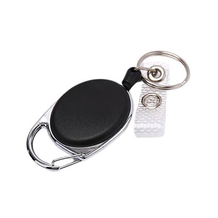 Utdragbar ID-korthållare (nyckelhållare) med Jojo-funktion