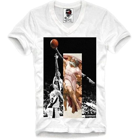 Skapelse av Michael Jordan basketguden Jesus Adam