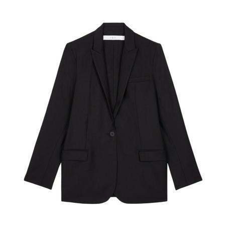 Iro, Single Breasted Suits Zwart, Dames, Maat:M