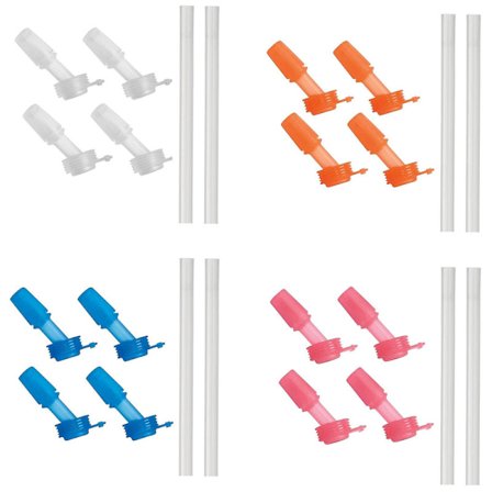 Camelbak Eddy+ Kids Flaskersättningsmunstycken 4-pack - med 2 sugrör
