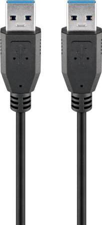 Goobay USB 3.0 USB-kabel 50cm Sort