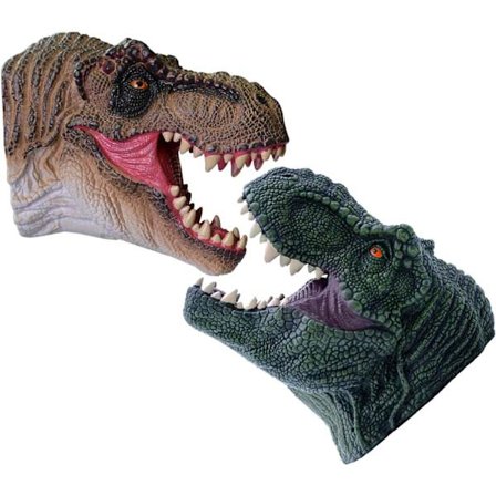 Dinosauriehanddockor Realistiska Mjuka Gummityrannosaurus Re,ZQKLA