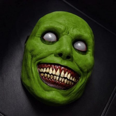 Skummelt Halloween Maske Smilende Demoner Skrekk Ansikt Masker The Evil Cosplay Rekvisitter