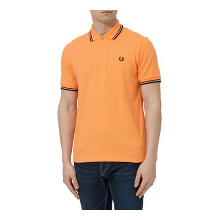 Fred Perry, Shirt Oranje, Heren, Maat:4XS