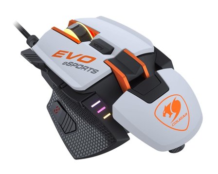 COUGAR Gaming Maus 700M EVO eSports,Kabel,Weiß/Schwarz