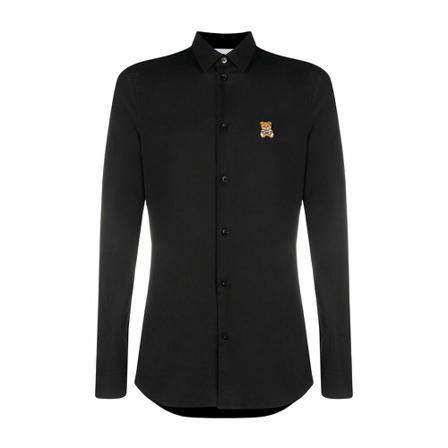 Moschino, Shirt Czarny, Mężczyzna, Rozmiar: L