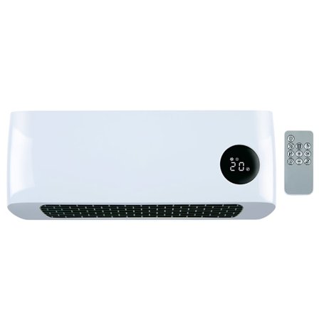 Vægmonteret elektrisk varmeblæser 1000-2000 W med PTC-keramisk