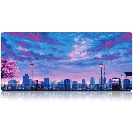 Personlig Gaming Musemåtte, XXL Stor Anime Musemåtte (90x40 cm), den Bedste Skrivebordsledsager til Gaming, Kontor og Studie (90x40 D4bikeboy)