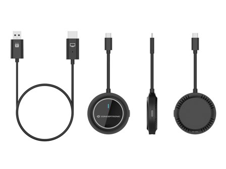 CONCEPTRONIC Adapter USB-C->HDMI Wireless 1080P/60Hz 30m sw