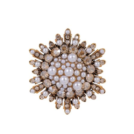 Perleblomstbrosjetilbehør er egnet som Valentinsdagsgaver og er perfekt for å gi til kjærester på jubileer