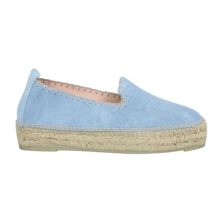Manebí Slip-on suede espadrilles , Blauw , Dames , Maat: 40 EU