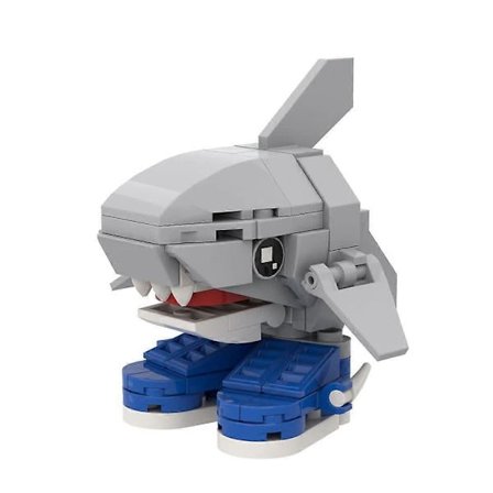 Brainrot AI Tung Tung Tung Sahur Byggklodser Tralalero Tralala Action Legetøjsfigurer[YJD] H H