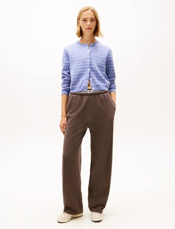 Tommy Jeans Tjw Wide Leg Sweatpant - Brown - M