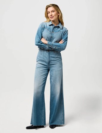 Wrangler Radiating Coverall - Blue - M