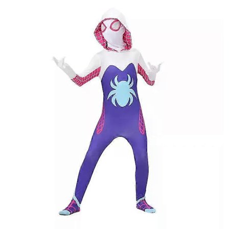 Ghost Spider Stacy Gwen Cosplay Halloween Kostym Jumpsuit Fancy