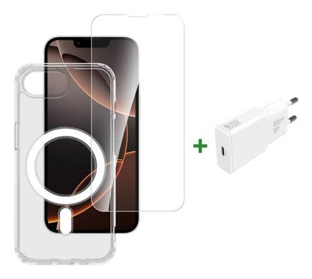 4smarts 3in1 Premium Starter Set fr Apple iPhone 16e