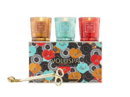 Voluspa The Icons Trio Presentaskar & set Unisex 3x142g