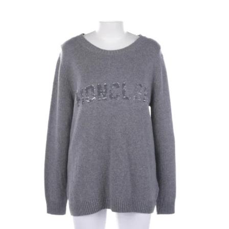 Moncler Pre-owned Pre-owned Wool outerwear , Grijs , Dames , Maat: S Vintage Tops
