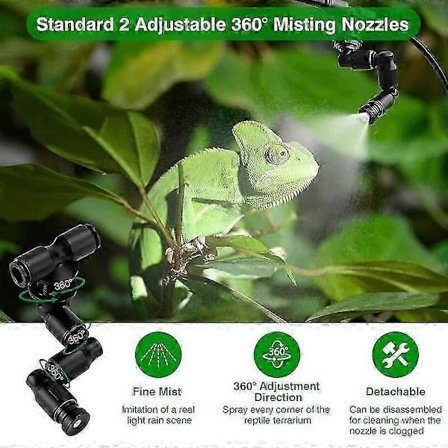 Spray Luftfukter for Tropiske Regnskogplanter