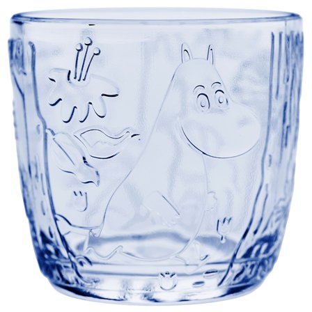 Moomin arabia Drikkeglass 28 cl 2-pakning, lyseblå