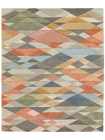 Stort Colorina Teppe - Flerfarget 250X300 Ull, Moderne Stil