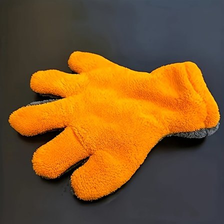 Korallfløyel bilvaskhansker ripefrie ultrafine fiber gjenbrukbare myke absorberende