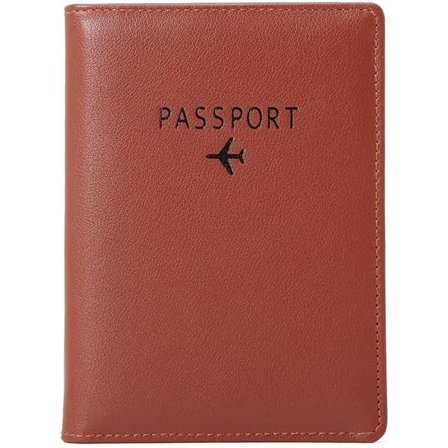 Nahkainen matkalompakko passipidin estävä, nahkainen korttikotelo, matkustusasiakirjojen järjestäjäkotelo
