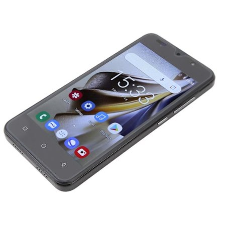 5 tommer smartphone 1440x3040 4GB 32GB 5MP frontkamera 8MP bagkamera dobbeltkort dobbelt standby ultratynd smartphone til Android 12 sort