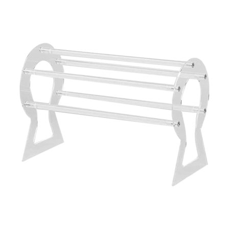 Akryl Hårbøjleholder Aftagelig Klar Smykkeorganisator Display Stand Perfekt Halskæder Hovedbeklædning Opbevaringsstativ