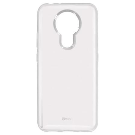 Nokia 3.4 Case Silikone Gel Blød Resistant Jelly Roar Transparent Hvid