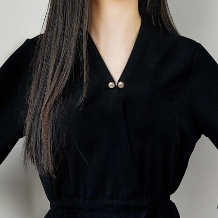 3 stk. Kunstige Perle Broscher Mode Dobbelt Hoved Perle Loop Cardigan Brosche Nål