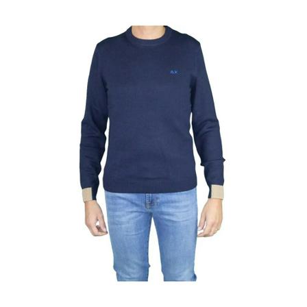Sun68 Sweatshirts & Hoodies Blå, Herre