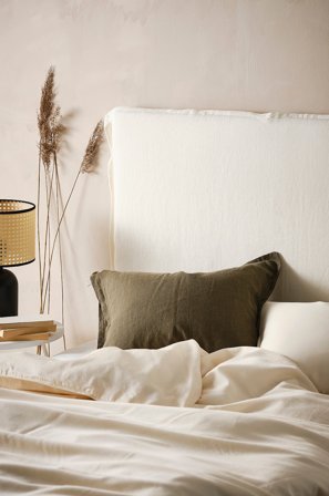 Jotex - Sengegavl 120 Cm Naturhvit - PALMA - Kjøp Sengegavler hos Jotex