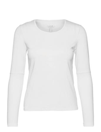Essential Long Sleeve With Mesh Insert Langærmet T-shirt Hvid Casall