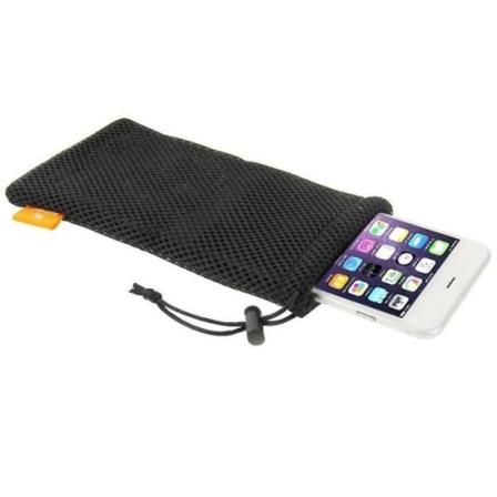 för HONOR X9B (2023) Fodral Cover Nylon Mesh Spänne Stängning - Svart